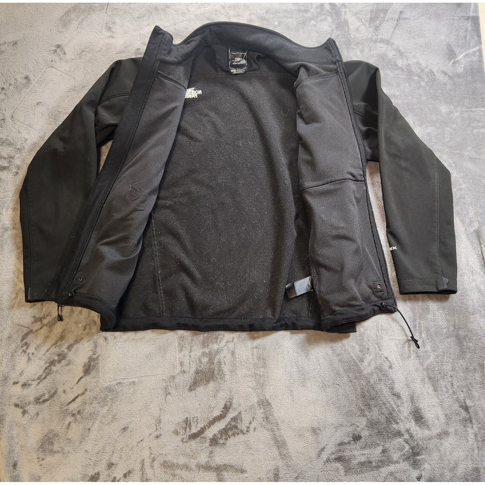 The North Face Jacket Mens Medium Black Apex Bionic Windproof Water Resistant - Picture 5 of 9